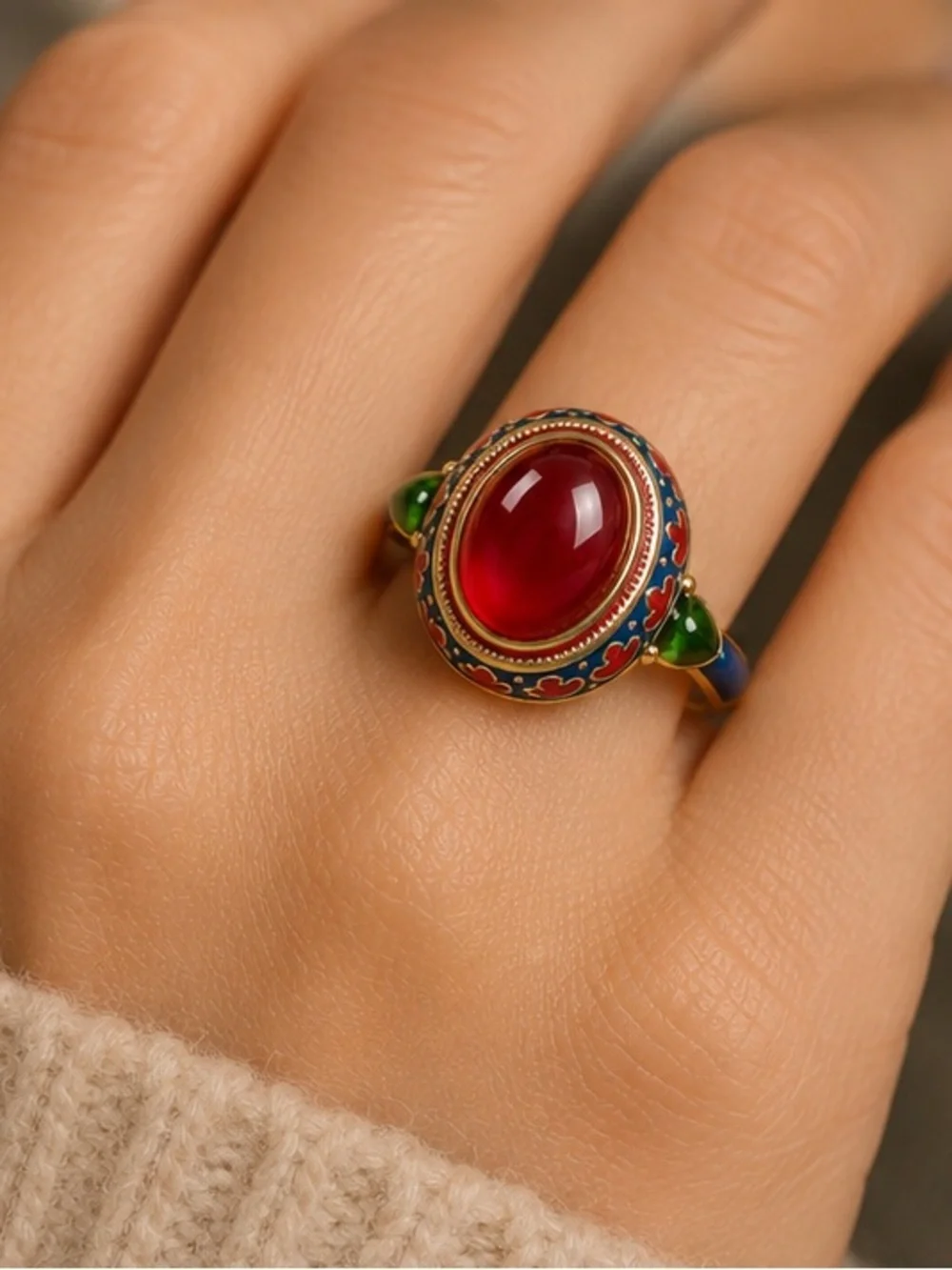 Royal Verona Cabochon Statement Ring